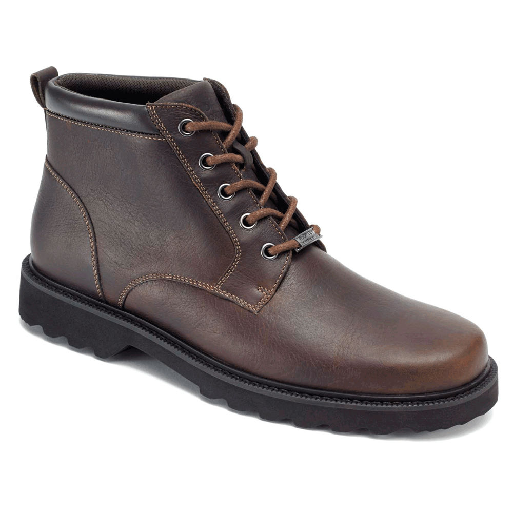 Botas Rockport Homem Marrom Escuro - Northfield Waterproof Plain Toe - 18590GLPW